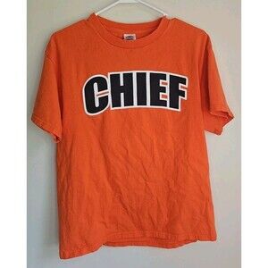 University of Illinois CHIEF Illiniwek Tee Medium Y2K Vintage FIGHTING ILLINI